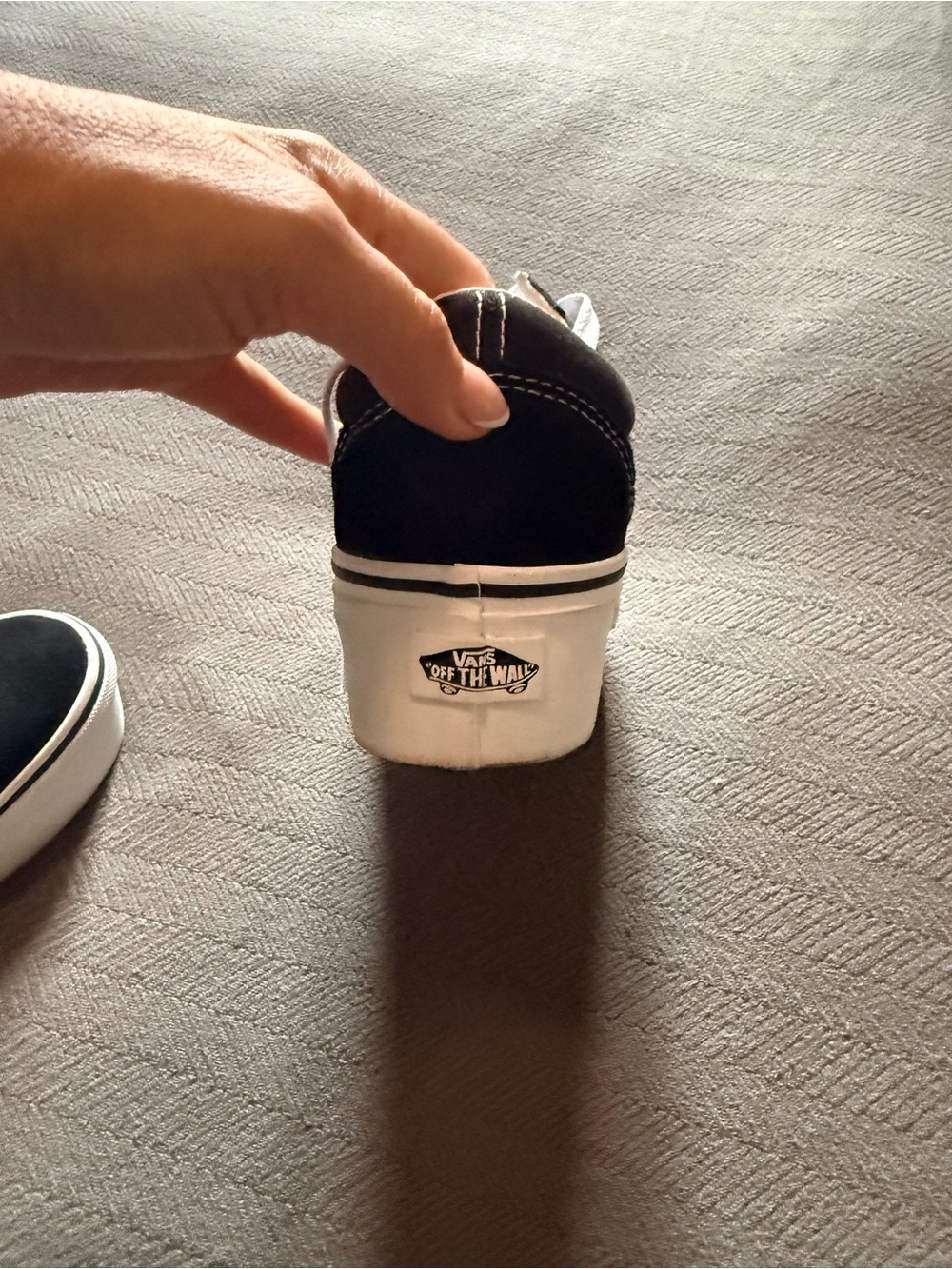 Vans Old Skool Stackform Sneaker in Black and White - Picture 9 of 9